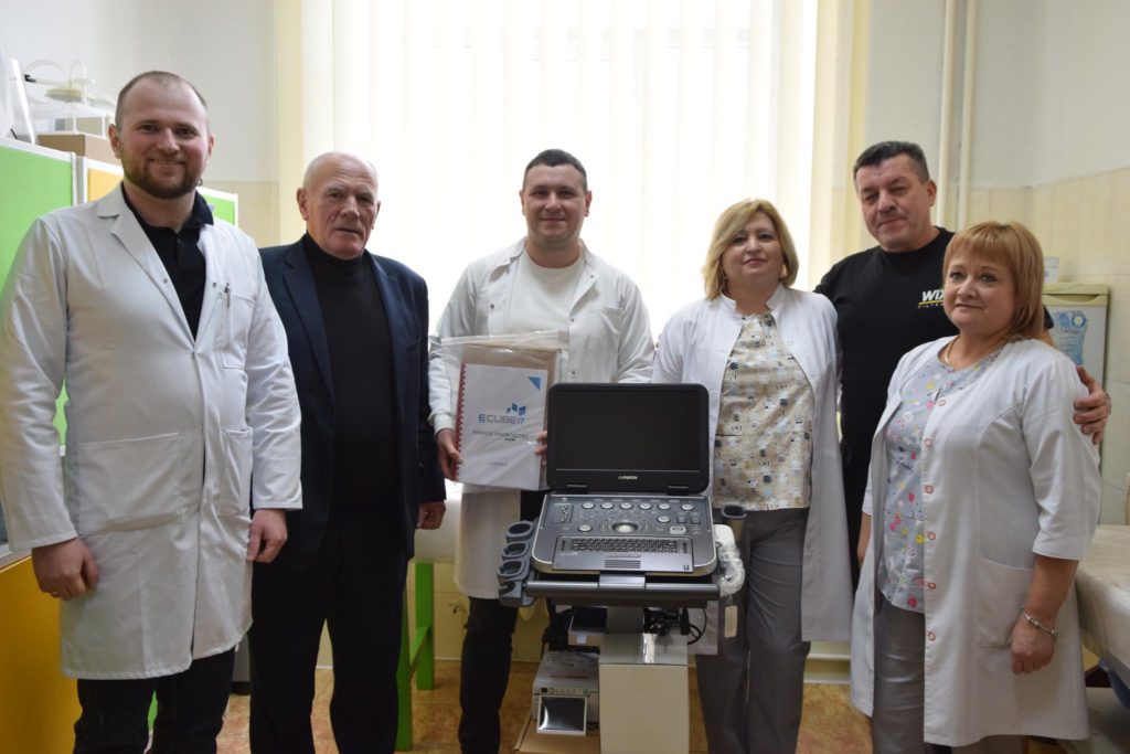 Чортківська лікарня отримала новий УЗД-апарат від польських партнерів